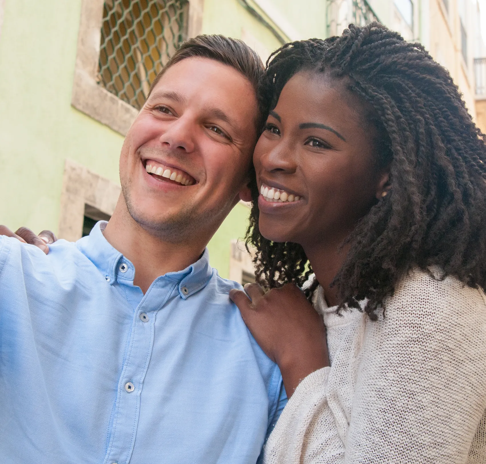 A couple settling into life in Germany